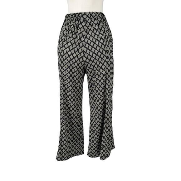 Anthropologie Saturday Sunday Wide Leg Flare Pull On Lounge Pants Small Modern - Picture 4 of 12
